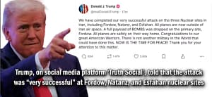 US B-2 bombers strike Iran nuclear sites Fordow Natanz Esfahan