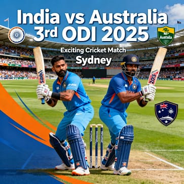 India vs Australia 3rd ODI LIVE Updates featuring Virat Kohli and Rohit Sharma batting in Sydney Cricket Ground