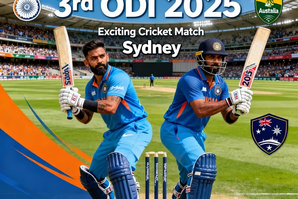 India vs Australia 3rd ODI LIVE Updates: विराट कोहली का क्लासी…. India vs Australia 3rd ODI LIVE Updates featuring Virat Kohli and Rohit Sharma batting in Sydney Cricket Ground